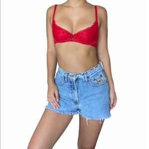 Agent provocateur ROSALYN padded quarter cup bra VALENTINO RED